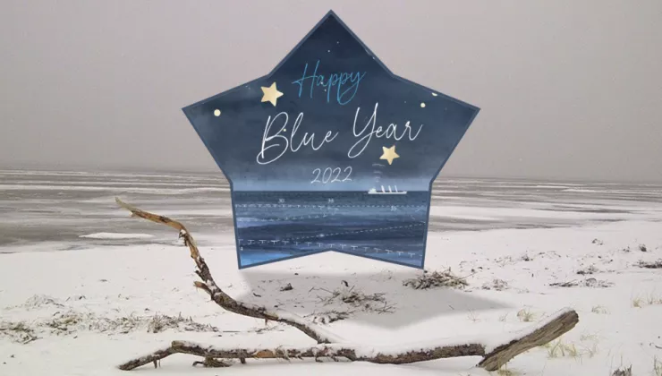 nieuwjaar 2022 blauwe cluster 